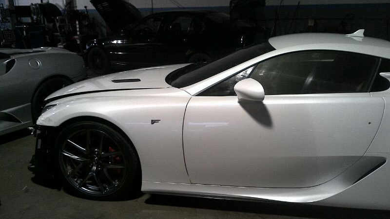 Illustration for article titled This Was The First Crash Of A Production Lexus LFA